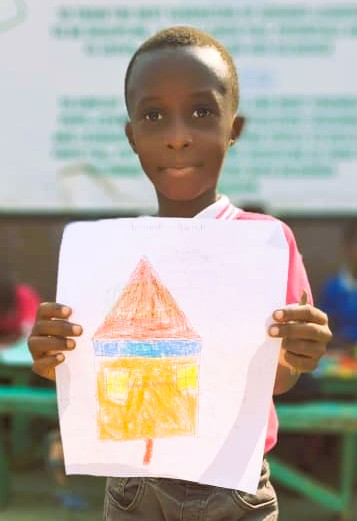 School pupils in a learning environment